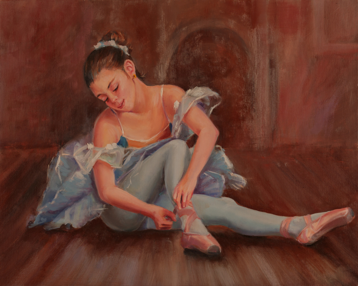 The little ballerina girl